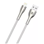 Forever Sleek USB–Lightning kábel 1,0 m 2,4 A fehér