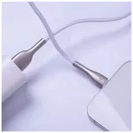 Forever Sleek USB–Lightning kábel 1,0 m 2,4 A fehér