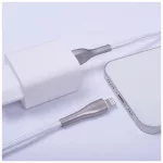 Forever Sleek USB–Lightning kábel 1,0 m 2,4 A fehér
