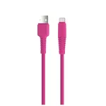 Setty USB–USB-C kábel 1,5 m 2 A KSA-C-1.526 rózsaszín