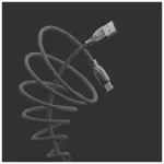 Forever Tornado USB–Lightning kábel 1,0 m 3A fekete