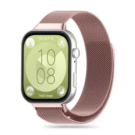   TECH-PROTECT MILANESEBAND óraszíj Huawei Watch Fit 3 / 4 / 4 PRO készülékhez rózsaarany