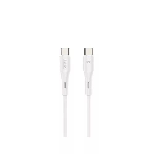 T-PHOX GENTLE kábel USB-C/USB-C 60W 1M fehér