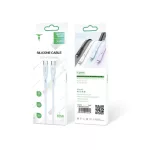 T-PHOX GENTLE kábel USB-C/USB-C 60W 1M fehér