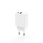Setty töltő 1x USB + USB-C 3A 20W fehér