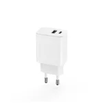 Setty töltő 1x USB + USB-C 3A 20W fehér