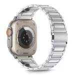 TECH-PROTECT STAINLESS CLASSIC Apple Watch 8/9/10/11/SE/ULTRA készülékhez tok (44/45/46/49 MM) ezüst