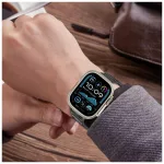 TECH-PROTECT STAINLESS CLASSIC Apple Watch 8/9/10/11/SE/ULTRA készülékhez tok (44/45/46/49 MM) ezüst
