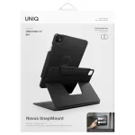 Tok UNIQ Rovus Snapmount Magnetic 360 Rotating Detachable iPad Pro 13" M4 (2024) készülékhez fekete