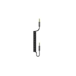 USAMS Spring Audio Jack Adapter 3.5mm-3.5mm 1.2m fekete SJ256YP01 (US-SJ256)