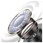 USAMS Bluetooth 5.3 fejhallgató TWSX-Don Series dupla mikrofonnal ENC vezeték nélküli lila BHUXD04