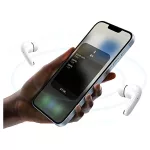 USAMS Bluetooth 5.3 fejhallgató TWSX-Don Series dupla mikrofonnal ENC vezeték nélküli lila BHUXD04