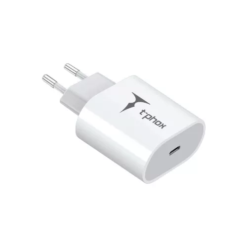 T-PHOX ISPEED 20W fali töltő EU-csatlakozóval fehér
