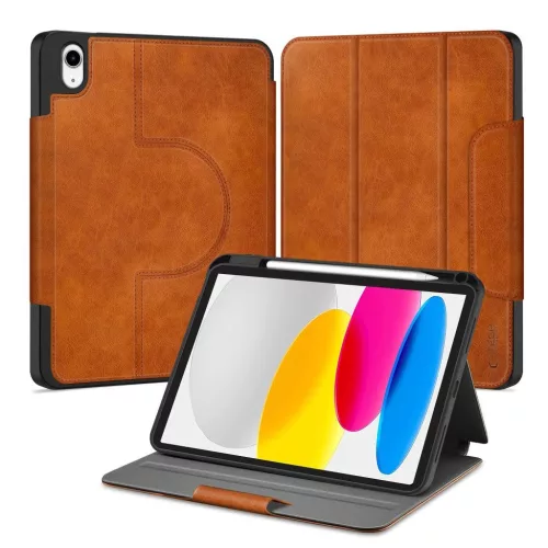 TECH-PROTECT FLEECE tok iPad 10.9” 10/2022, iPad 11” 11/2025 készülékhez barna