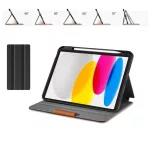 TECH-PROTECT FLEECE tok iPad 10.9” 10/2022, iPad 11” 11/2025 készülékhez barna