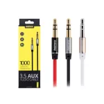 REMAX 3,5 mm jack-jack audio kábel 1 m fehér
