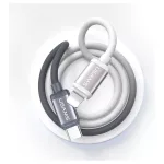 kábel USAMS Bicolor Series SJ757 PD 30W USB-C/Lightning 1.2m fekete és fehér