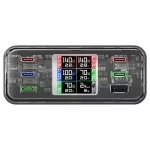 Töltőállomás 4smarts asztali töltő Lucid GaN DIY 360W 5xUSB-C 1xUSB-A szürke