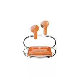   Awei T85 bluetooth fülhallgató SZTEREO (v5.3, TWS, mikrofon, zajszűrő + töltőtok) NARANCSSÁRGA (T85_O)