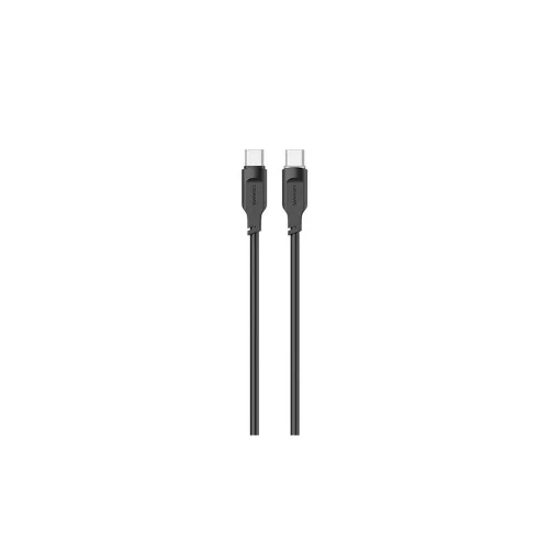 USAMS USB-C to USB-C kábel 100W 1.2m Port Display Gyors Töltés Lithe Series fekete SJ567USB01