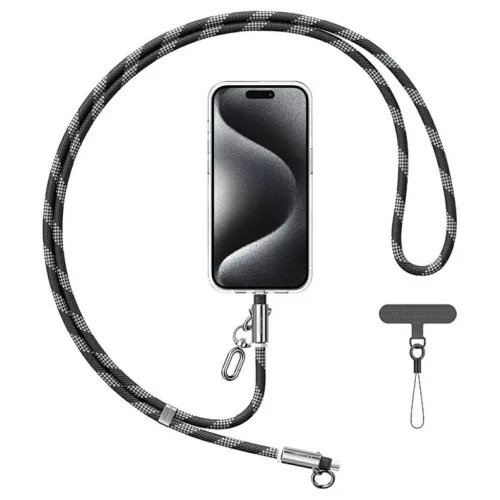 Usams SJ745 60W USB-C to USB-C 1.2m telefonpánt töltőkábellel fekete