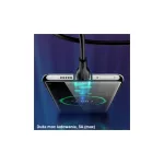 USAMS kábel U38 USB-C 5A Fast Charge for OPPO/HUAWEI készülékhez 1m fekete SJ376USB01 (US-SJ376)