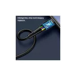 USAMS kábel U38 USB-C 5A Fast Charge for OPPO/HUAWEI készülékhez 1m fekete SJ376USB01 (US-SJ376)