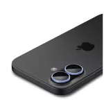 SPIGEN Optik Pro Glas.TR "EZ FIT" kameravédő 2 darab iPhone 16 / 16 PLUS / 17 készülékhez kék