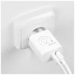 OBAL:ME fali töltő USB-A + USB-C 25W fehér