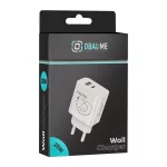 OBAL:ME fali töltő USB-A + USB-C 25W fehér