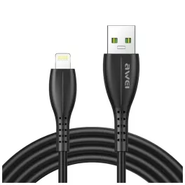 AWEI CL-115L USB to Lightning kábel fekete