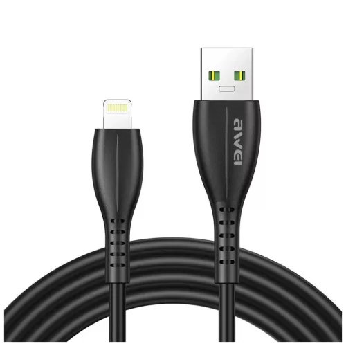 AWEI CL-115L USB to Lightning kábel fekete