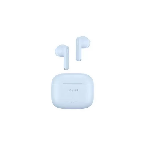 Usams US SERIES bluetooth fülhallgató SZTEREO (v5.3, TWS, zajszűrő, mikrofon + töltőtok) VILÁGOSKÉK (BHUUS03)