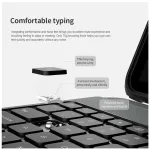 Nillkin Bumper Combo billentyűzetes tok iPad Pro 12.9 (2020/2021/2022) és iPad Air 13 (2024/2025) készülékhez fekete