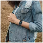TECH-PROTECT NYLON Apple Watch szíj (8/9/10/11/SE/ULTRA készülékhez – 44/45/46/49 MM) fekete