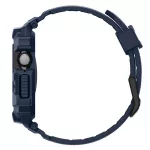 SPIGEN RUGGED ARMOR "PRO" V2 Apple Watch 10/11 (42 MM) készülékhez védőtok – tengerészkék