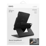 UNIQ Rovus Snapmount Magnetic 360 Rotating Detachable iPad Air 13" M2/M3 (2024/2025) készülékhez tartó fekete