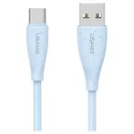 USAMS Green Series kábel SJ714 18W 3A USB-A to USB-C 1m kék