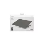 UNIQ tok Claro MacBook Air 15" M2/M3 készülékhez, átlátszó szürke / dohány matt szürke