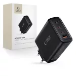 TECH-PROTECT NC120W-GAN 4-portos hálózati töltő PD 120W / QC3.0 fekete