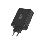 TECH-PROTECT NC120W-GAN 4-portos hálózati töltő PD 120W / QC3.0 fekete