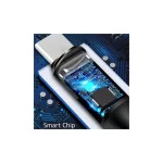 USAMS Braided U5 2A USB-C kábel 1.2m piros SJ221TC02 (US-SJ221)