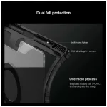 Nillkin Bumper Link billentyűzetes tok (Backlit Version) iPad Pro 12.9 (2020/2021/2022) és iPad Air 13 (2024/2025) készülékhez fekete