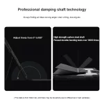 Nillkin Bumper Link billentyűzetes tok (Backlit Version) iPad Pro 12.9 (2020/2021/2022) és iPad Air 13 (2024/2025) készülékhez fekete