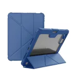 Nillkin Bumper PRO védő állványos tok, többszögben állítható – iPad Pro 12.9 (2020/2021/2022) és iPad Air 13 (2024/2025) készülékhez, zafírkék