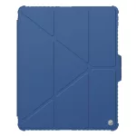 Nillkin Bumper PRO védő állványos tok, többszögben állítható – iPad Pro 12.9 (2020/2021/2022) és iPad Air 13 (2024/2025) készülékhez, zafírkék