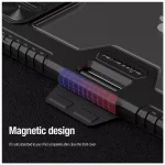 Nillkin Bumper PRO védő állványos tok, többszögben állítható – iPad Pro 12.9 (2020/2021/2022) és iPad Air 13 (2024/2025) készülékhez, zafírkék