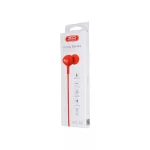 XO S6 3,5 mm jack vezetékes fülhallgató piros