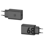 Motorola TurboPower 68W USB-C fali töltő, USB-C to USB-C 1m kábel, fekete