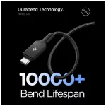 SPIGEN EB10015CC ESSENTIAL TYPE-C kábel 100W 150CM fekete